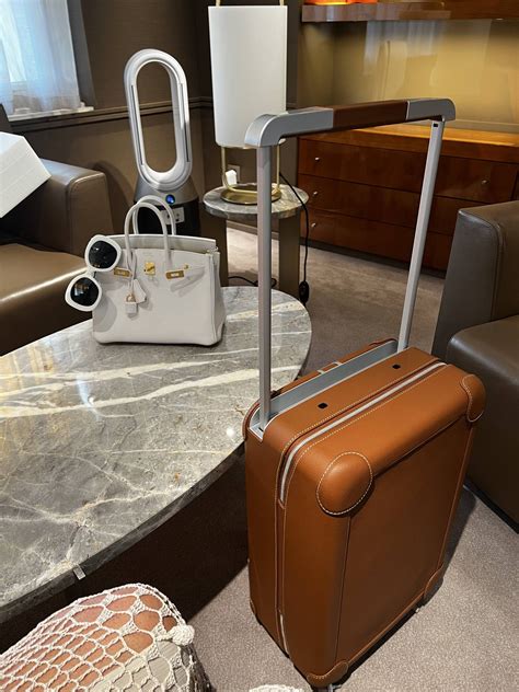 hermes luggage carry on|Hermes luggage for women.